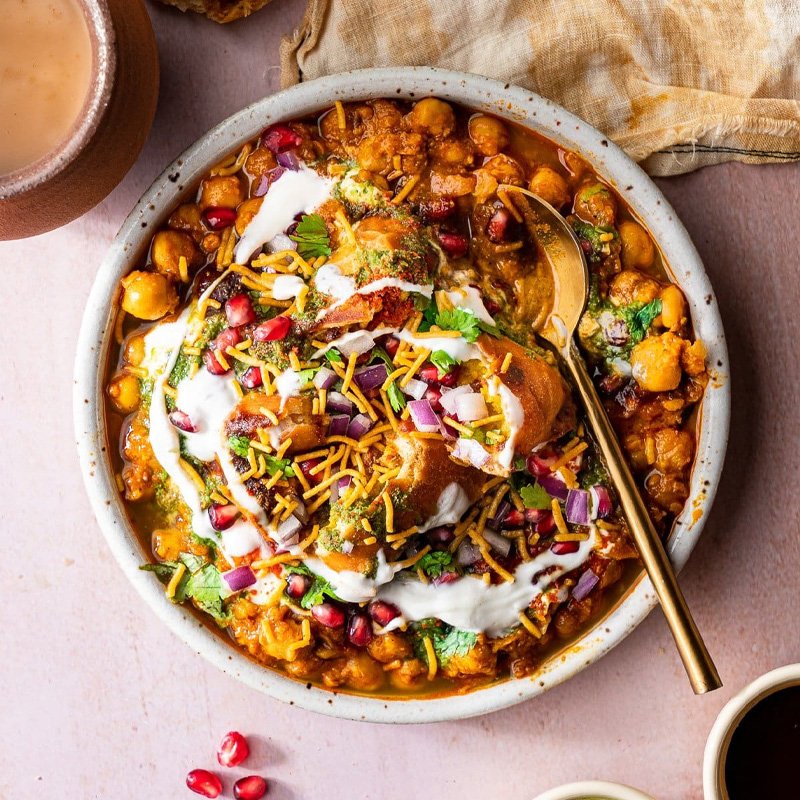 Samosa Chaat Full