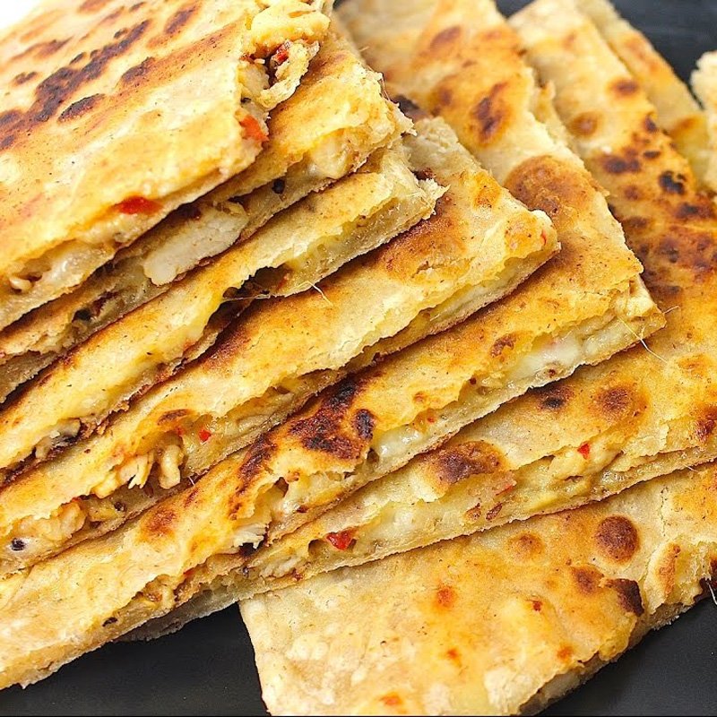 Chicken and Cheese Paratha