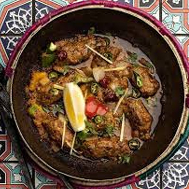 Chicken Kabab Karahi