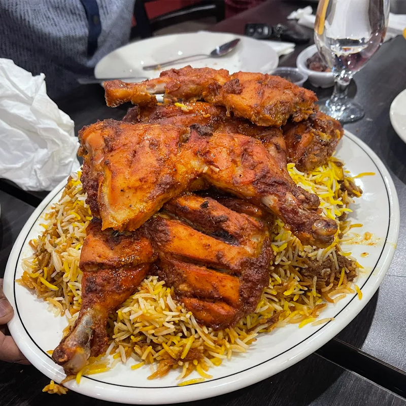 Pulao with Tikka Boti